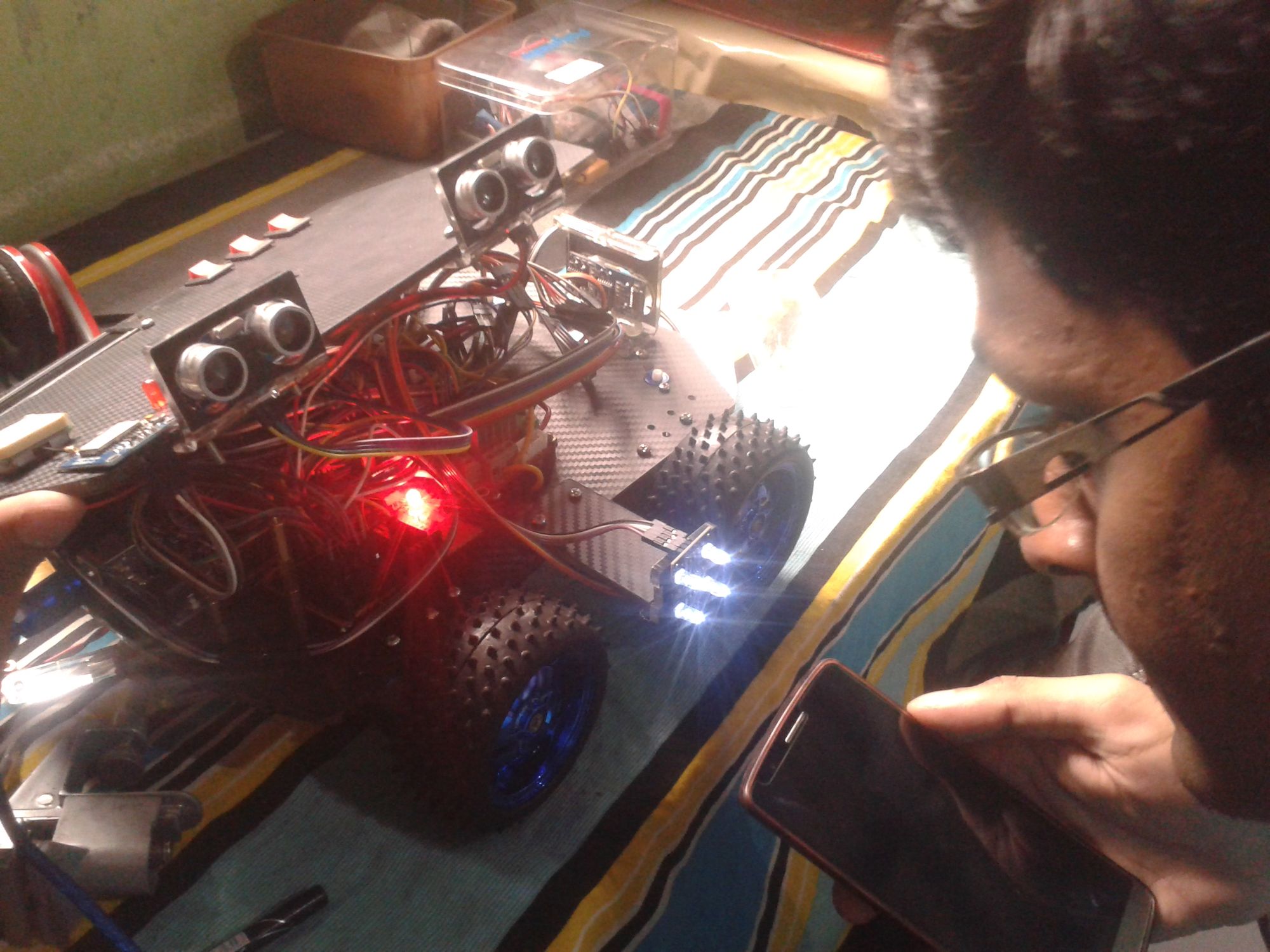 Gollum - Ring Finding Robot: [GPS, obstacle avoiding, wall following, color detection, parallel alignment]